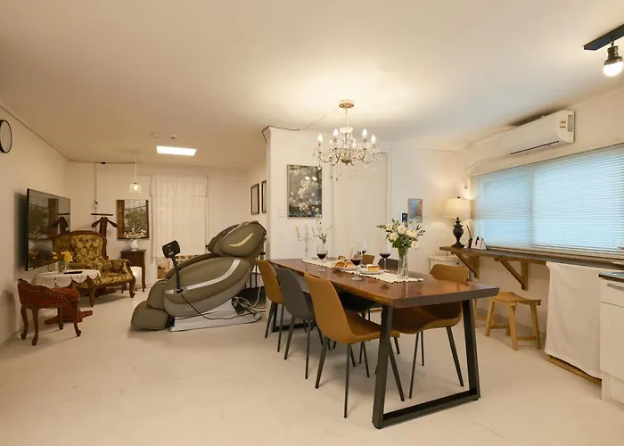 Itaewon Station 3 Minutes-6 Beds-7 People-massage Chair-private House Apartamento